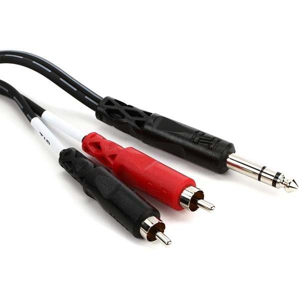 Hosa TRS-203 TRS-RCA Insert Cable 1/4 inch 9.9 ft.