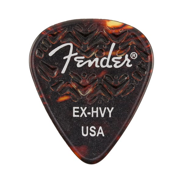 Fender 351 Wavelength Shape Extra Heavy Guitar Pick - Shell (1983351700)