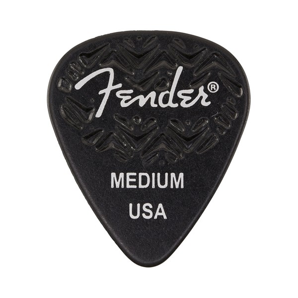 Fender 351 Wavelength Shape Medium Guitar Pick - Black (1983351306)