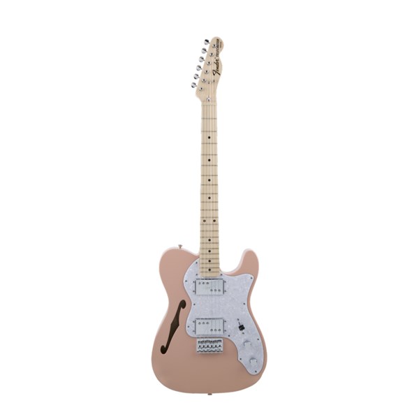 Fender Made in Japan Traditional 70s Telecaster Thinline Flamingo Pink w/Gig Bag (5352702338)