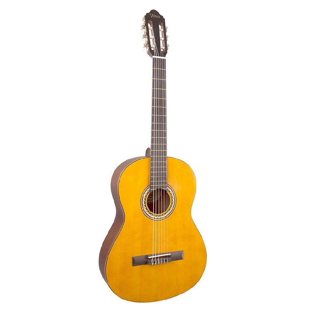 Valencia VC204H Series 200 Classical Guitar 4 4 Size Natural