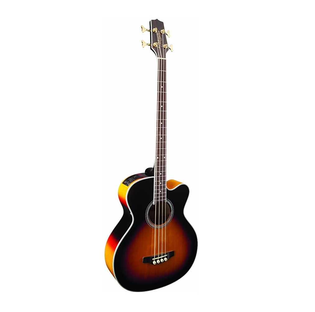 Takamine GB72CE Jumbo Acoustic Bass Guitar - (Sunburst) - JB Music