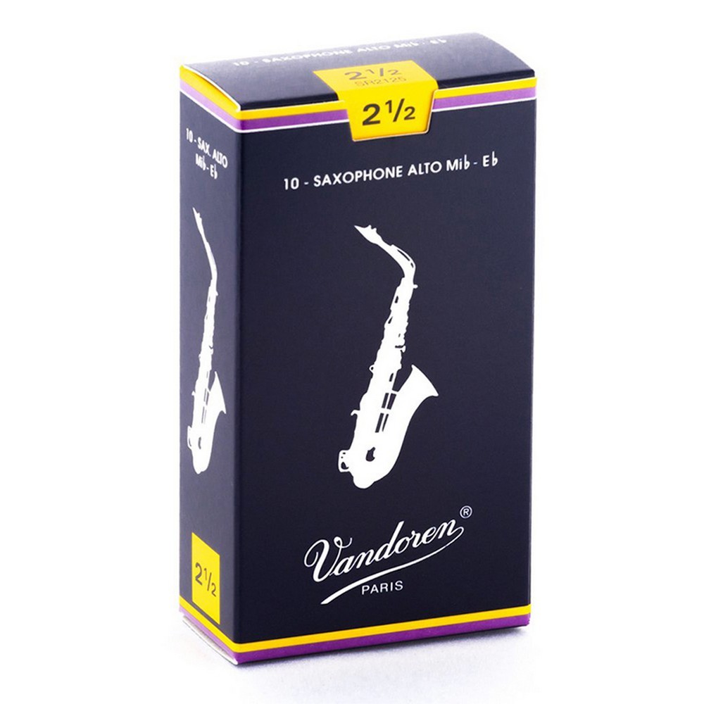 Vandoren SR2125 Alto Saxophone Reeds 2.5 - JB Music