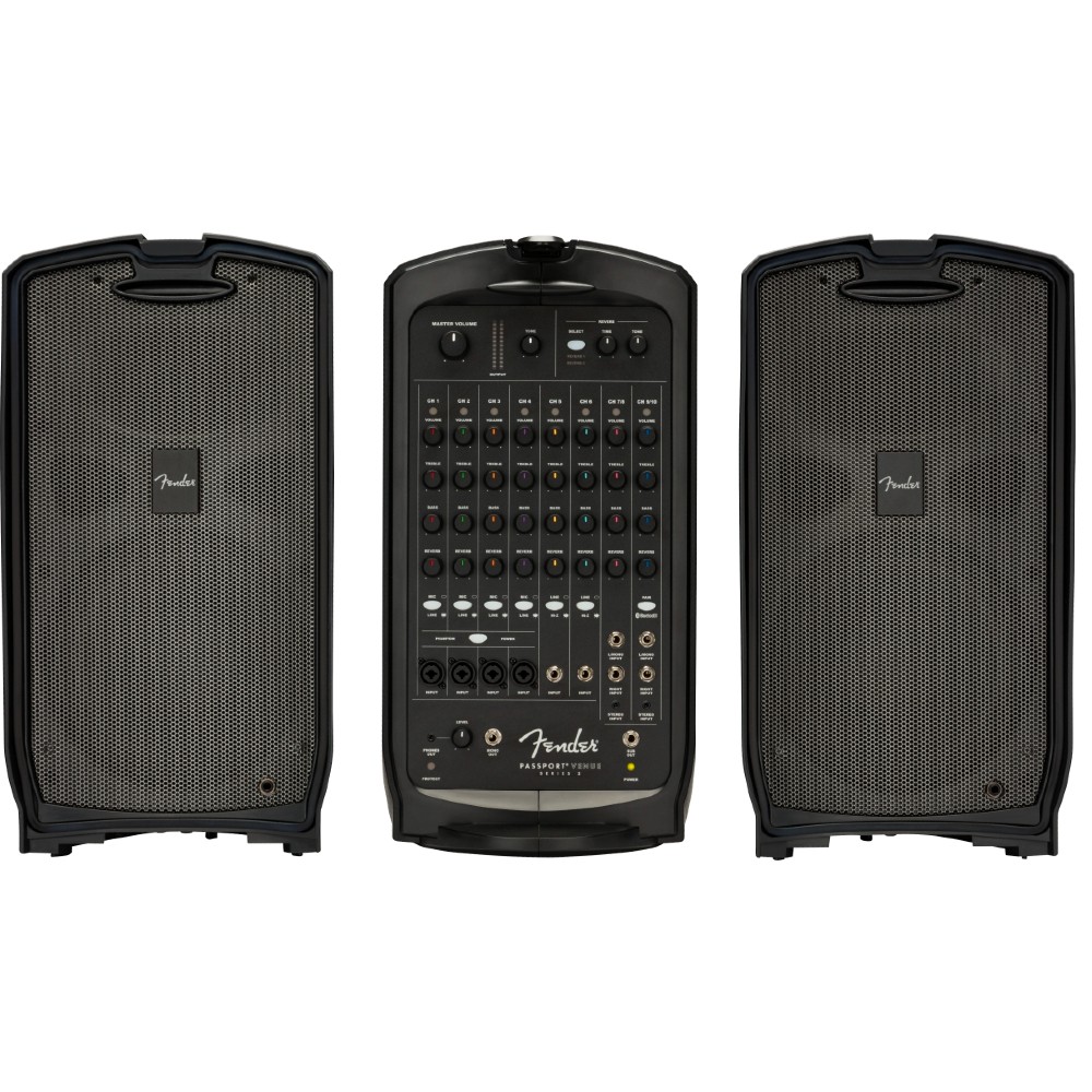 Fender Passport Venue Series Portable PA System AUDIO ESSENTIALS BUNDLE ...