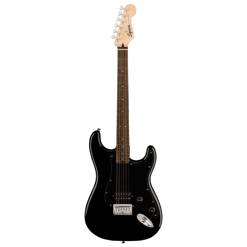 Squier by Fender Sonic Stratocaster HT H Electric Guitar - Black (0373301506)  - JB Music