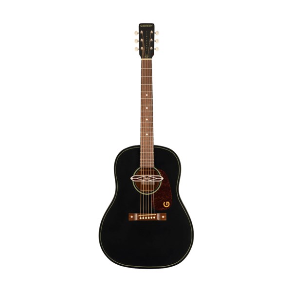 Gretsch Jim Dandy Deltoluxe Dreadnought Acoustic-electric Guitar - Black (271123051)