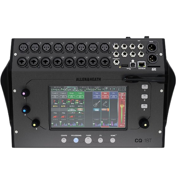 Allen & Heath CQ-18T Ultra-Compact 18-in / 8-out Digital Mixer with Wi-Fi