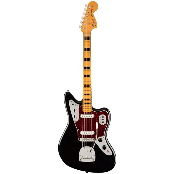 Fender Vintera II '70s Jaguar Electric Guitar Maple Fingerboard (Black)