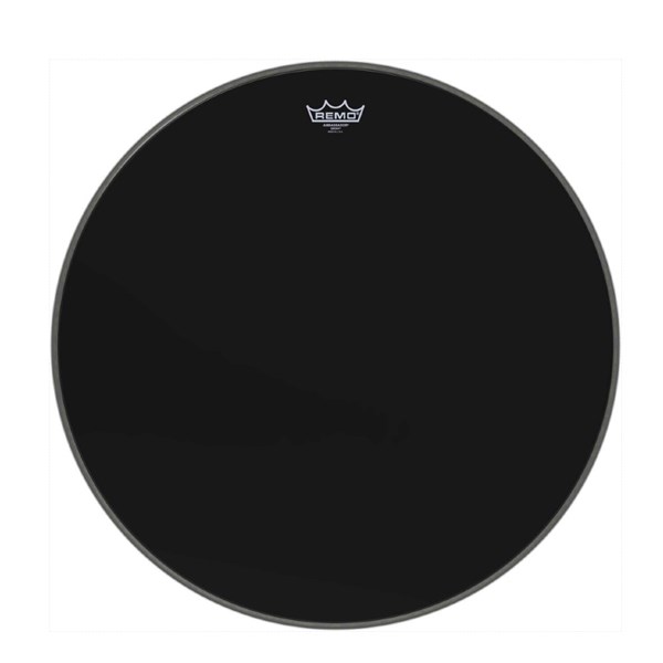 Remo ES-1026-00 26-inch Ambassador Ebony Bass Drum Head