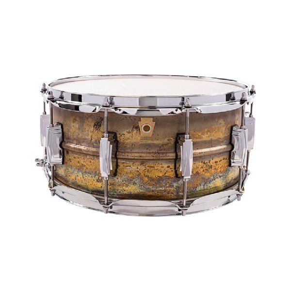 Ludwig LB464R Raw Brass Phonic Snare Drum (14x6.5)