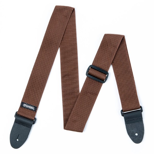 Jim Dunlop - D07-01BR Poly Guitar Strap, Brown