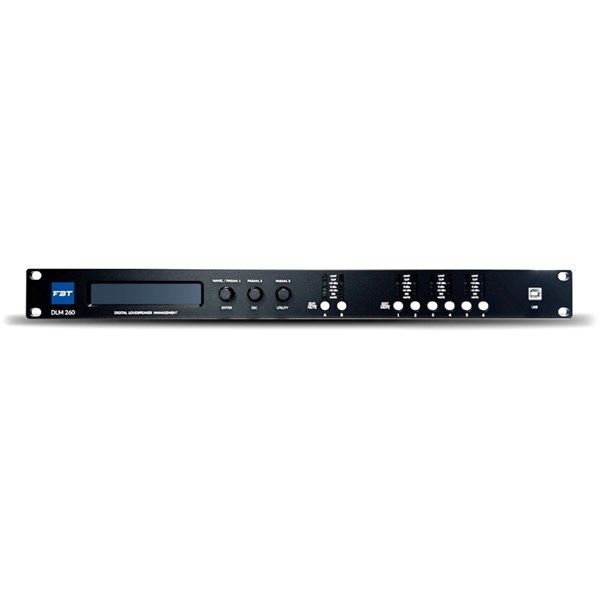 FBT DLM-260 Rackmount Digital Loudspeaker Management Processor 2-in/6-out Rackmount