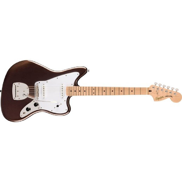 Squier by Fender Affinity Series Jaguar Mystic Metallic Brown Electric Guitar (0378402594)