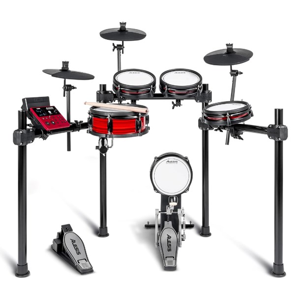 Alesis Nitro Pro Kit 8-Piece Electronic Drum Kit With Mesh Heads and Bluetooth