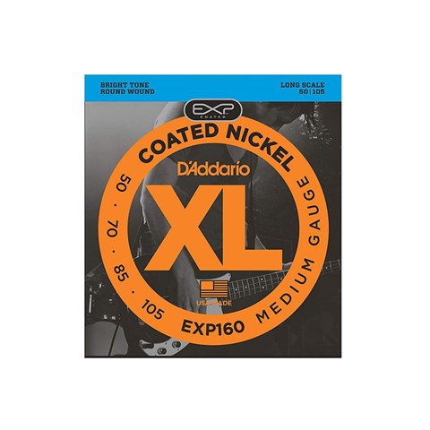 D’Addario EXP160 Coated Bass Guitar String (50-105 Scale)