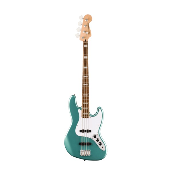 Squier by Fender  Affinity Series Active Jazz Bass Laurel Fingerboard White Pickguard - Mystic Sea Foam Green (378700585)