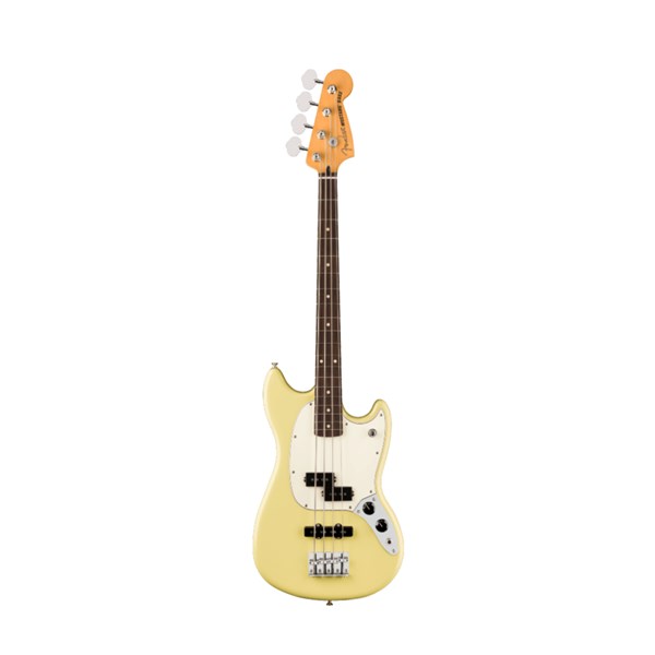 Fender Player II Mustang Bass PJ Rosewood Fingerboard - Hialeah Yellow (140490561)